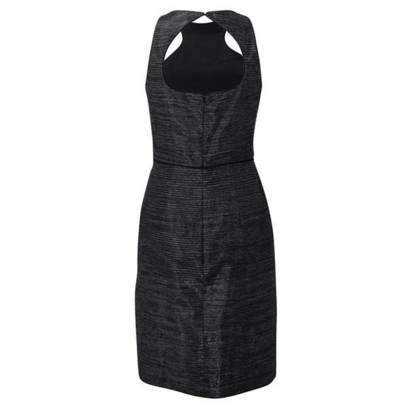 Silk Metallic Cutout Dress Size 2 NWT - Picture 2 of 2